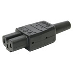 Heissgerätestecker Kupplung, 155°, 10A/250V, L + N + PE